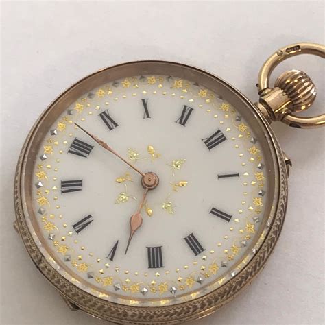 antique gold fob watch|antique fob watch for sale.